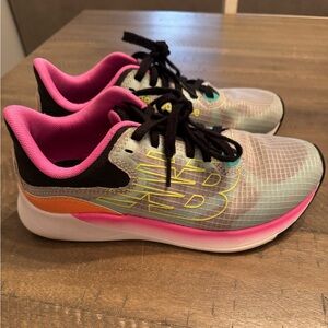 New Balance Pink and Black Athletic Shoes